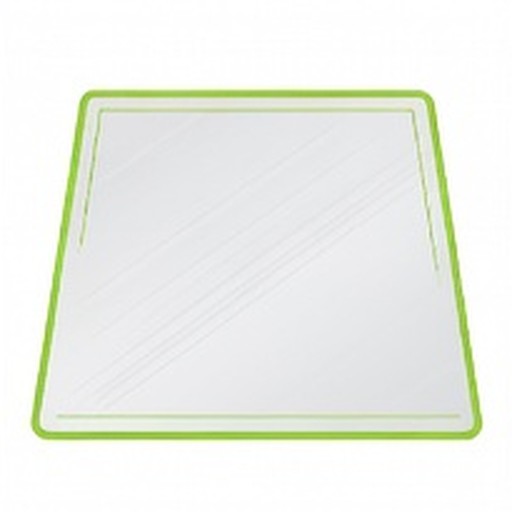 The pad top shaped to elevation
