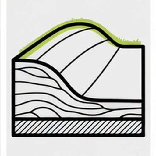 Subgrade shaped with a crown