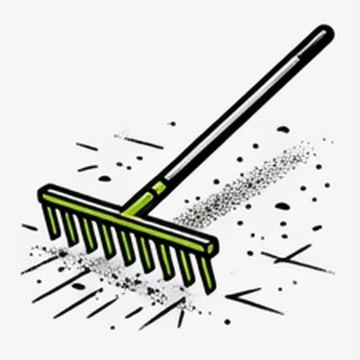 The building spot raked for grade