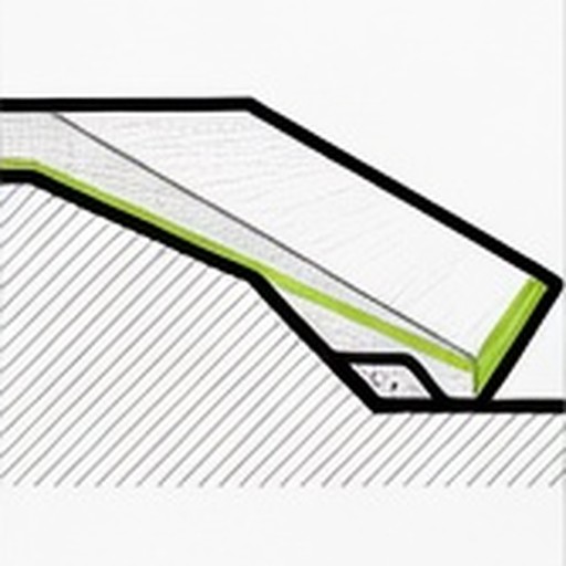 Edges shaped so water leaves the pad