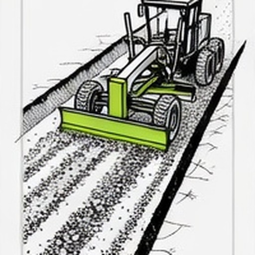 Cutting a solar access road